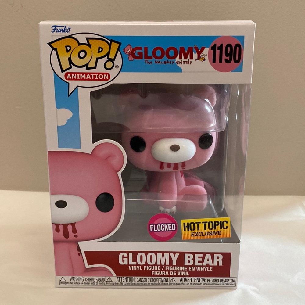 Gloomy Bear Flocked HT Exclusive Funko Pop #1190